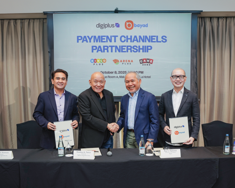DigiPlus signs exclusive partnership with Bayad for BingoPlus, ArenaPlus, and GameZone customers
