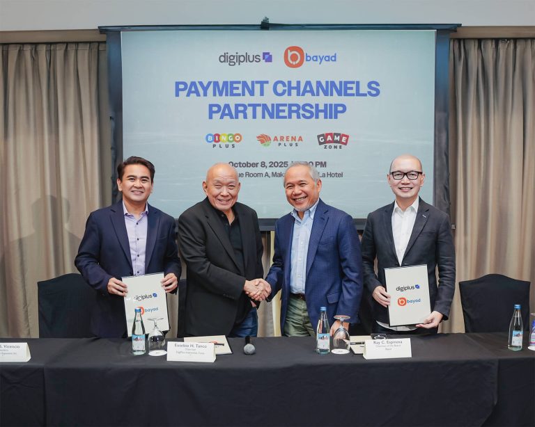 DigiPlus signs exclusive partnership with Bayad for BingoPlus, ArenaPlus, and GameZone customers