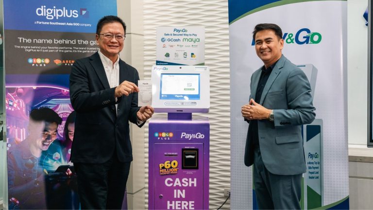 DigiPlus partners with Pay&Go kiosks to widen payments access for players 