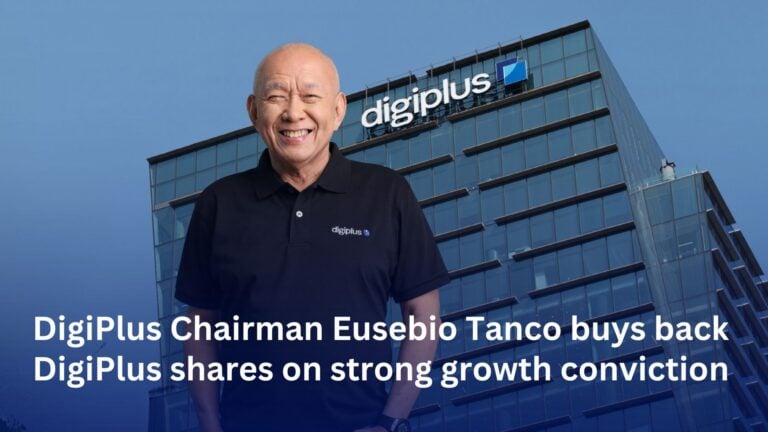 DigiPlus Chairman Eusebio Tanco buys back DigiPlus shares on strong growth conviction