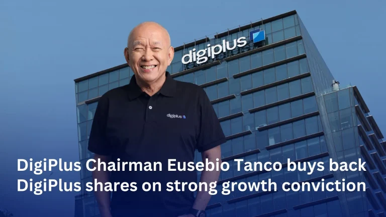 DigiPlus Chairman Eusebio Tanco buys back DigiPlus Shares