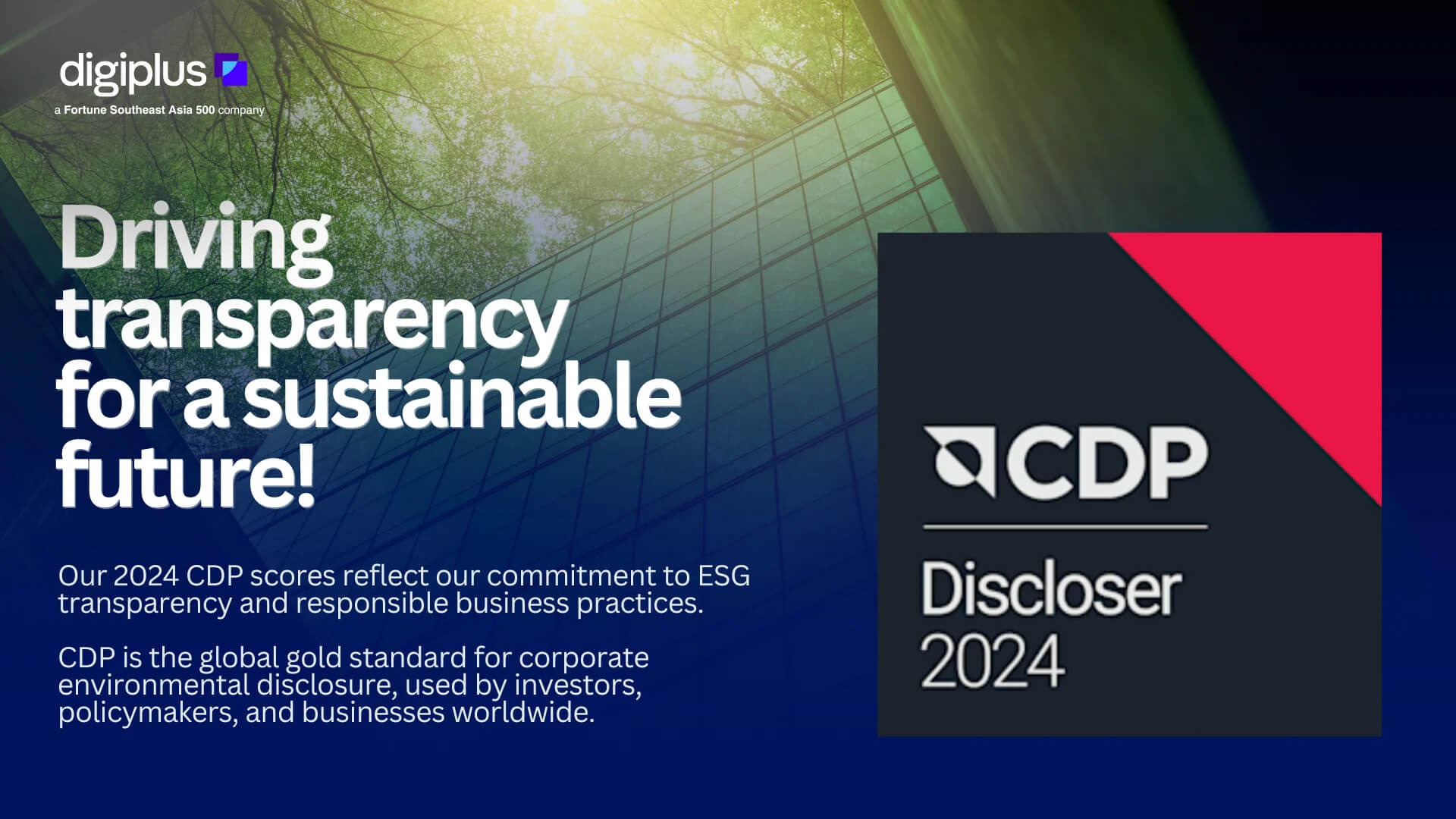 Driving Transparency for a Sustainability Future