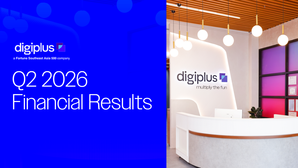 DigiPlus posts steady growth in Q2 with operating income of ₱2.35bn up 8%, EBITDA of ₱2.84bn up 7%, MABD up 26%