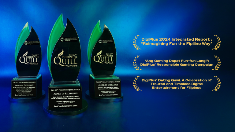 DigiPlus Earns Three Honors at the 22nd Philippine Quill Awards