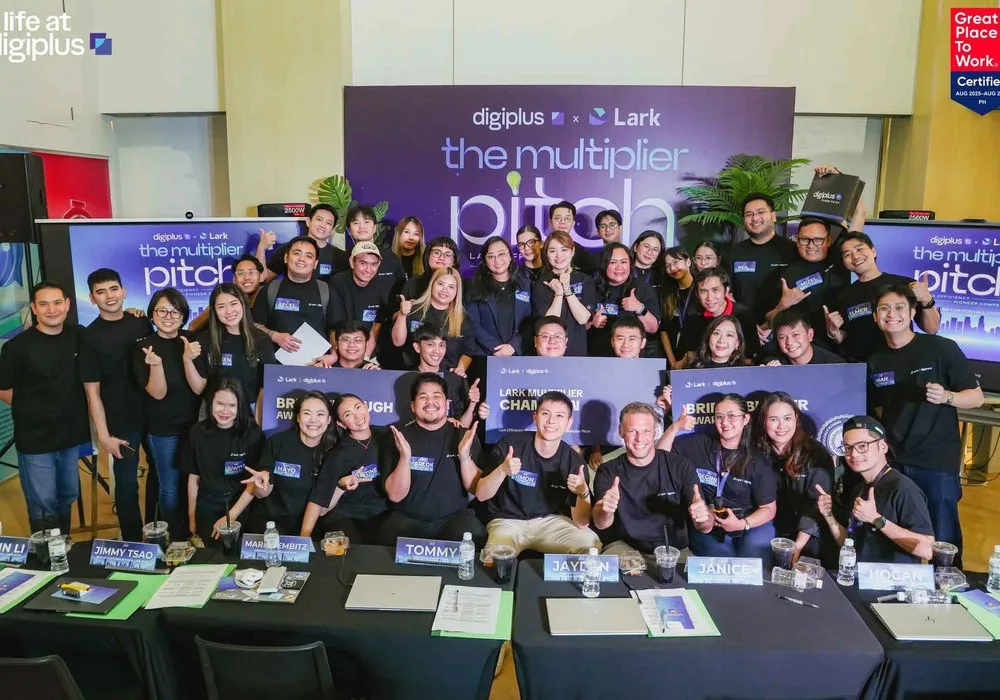The DigiPlus team at the Lark Multiplier Pitch