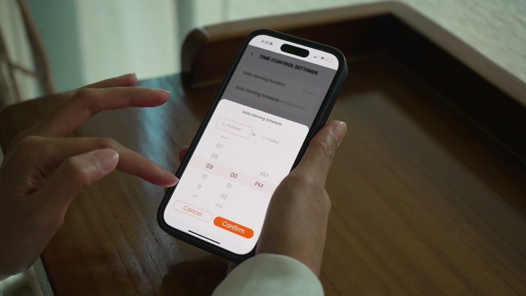 A player setting a daily time limit in the BingoPlus app